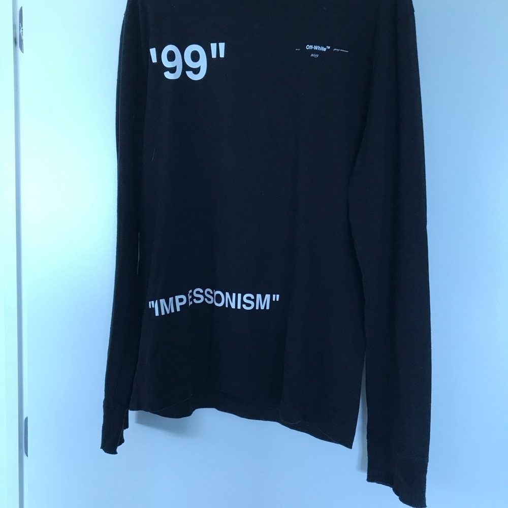 Off White “Main Label” Long Sleeve T-shirt